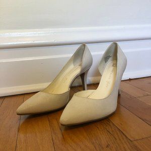 Anne Klein iflex Off White Pointed Toe D'Orsay